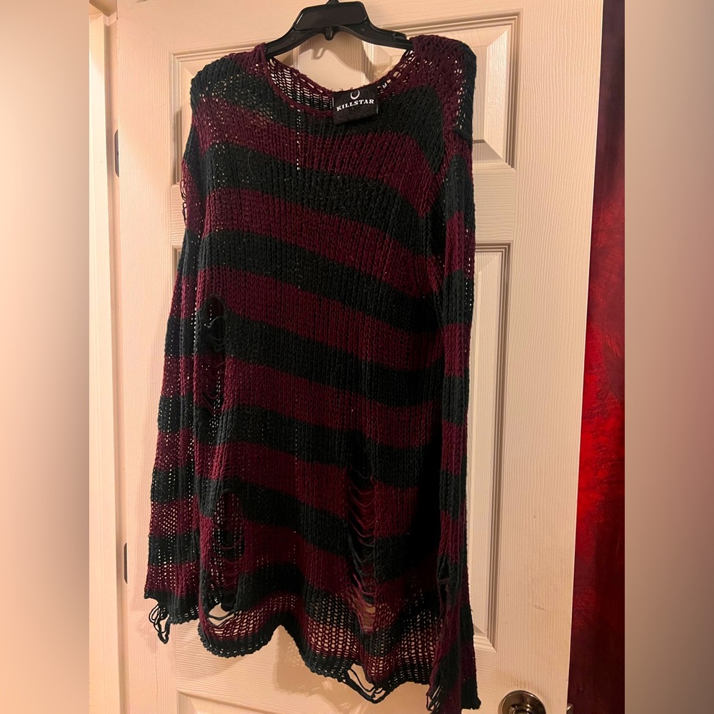 Killstar Tattered Sweater